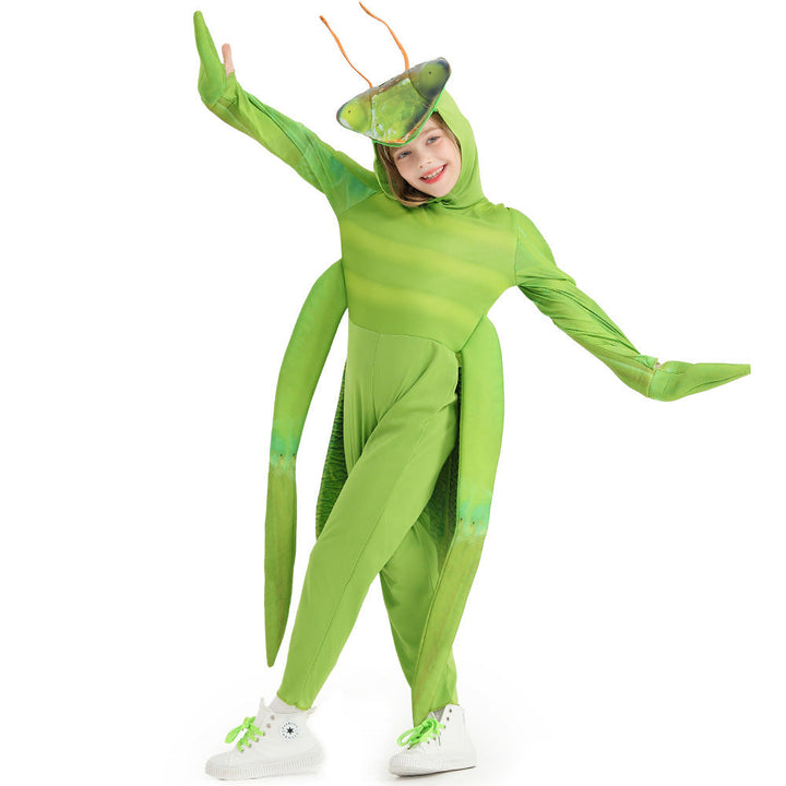 Unisex Kostüm einer Gottesanbeterin Drune