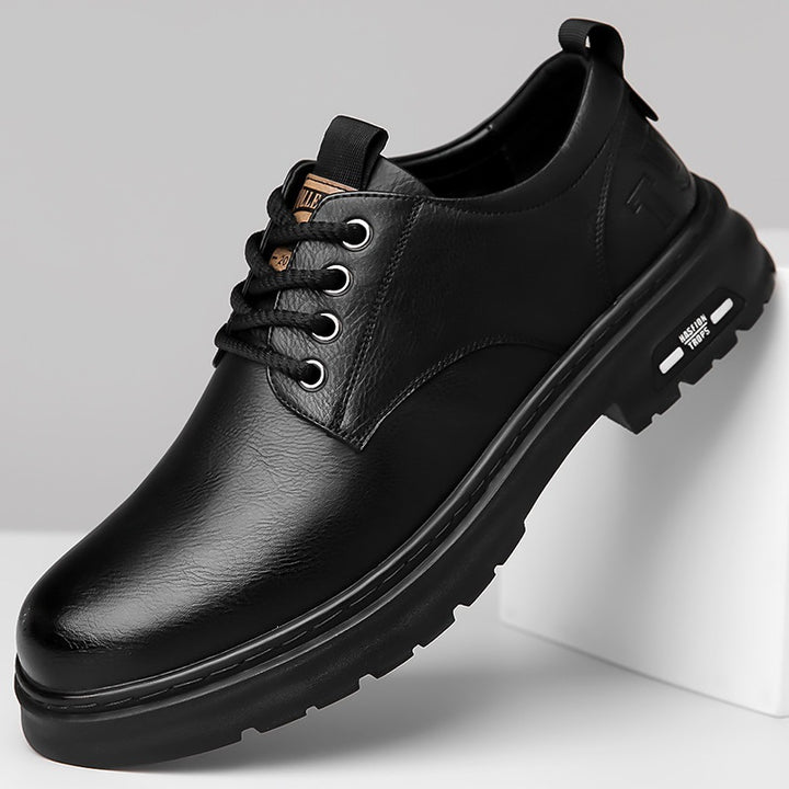 Herren Robuste und elegante Lederschnürschuhe Drune