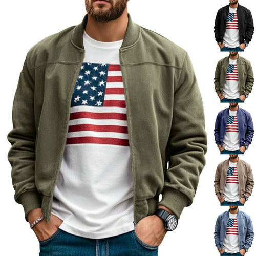 Herren Bomberjacke mit modernem Schnitt und praktischen Taschen Drune