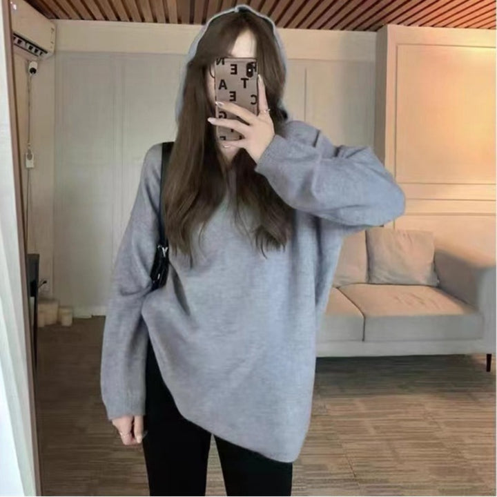 Damen Oversized Hoodie mit lässigem Schnitt und praktischen Taschen Drune