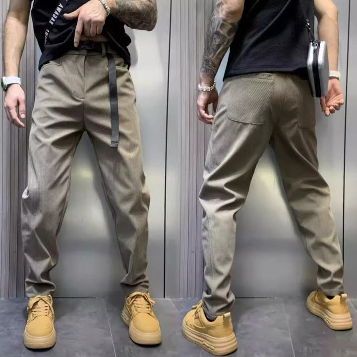 Herren Bequeme Cordhosen Drune