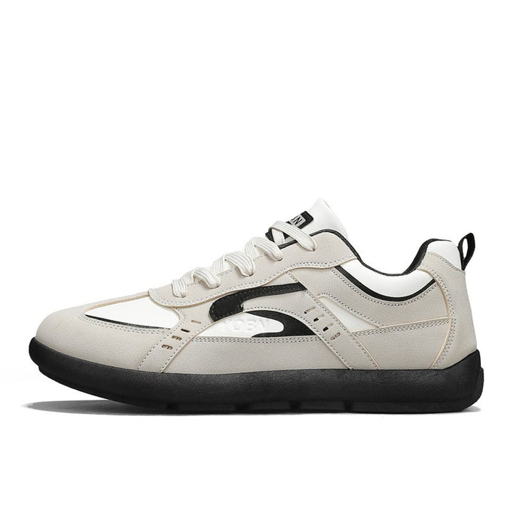 Herren urbaner Retro-Sneaker mit Veloursoptik, gedämpfter Zwischensohle und verstärkter Zehenkappe Drune