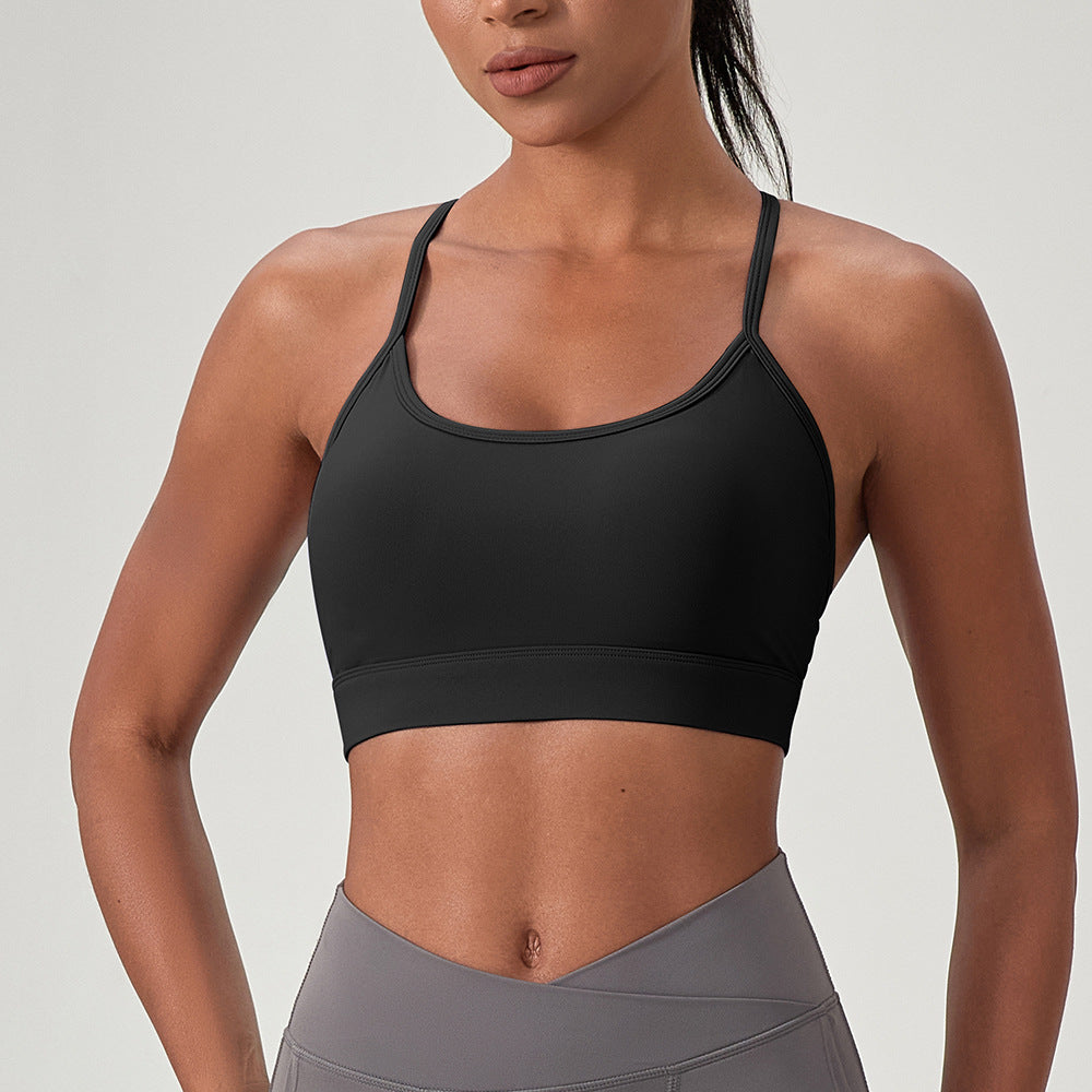 Damen Sport-Bustier mit verstellbaren Trägern und atmungsaktivem Material Drune