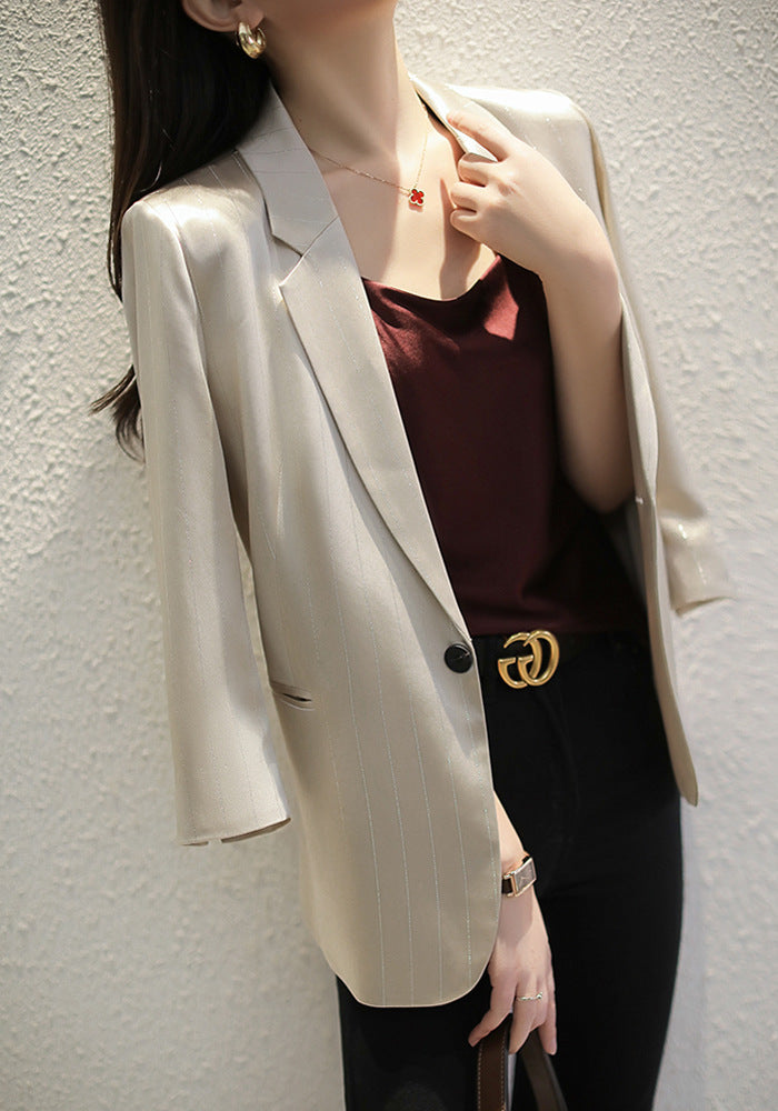 Damen Elegante und vielseitige Blazerjacke Drune