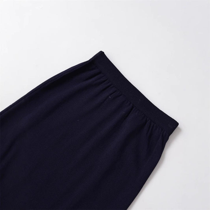 Damen Midi-Rock mit elastischem Bund und schwingendem Schnitt Drune