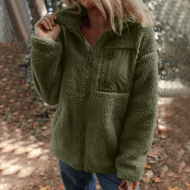 Damen Jacke mit hochabschließendem Kragen und praktischer Brusttasche Drune