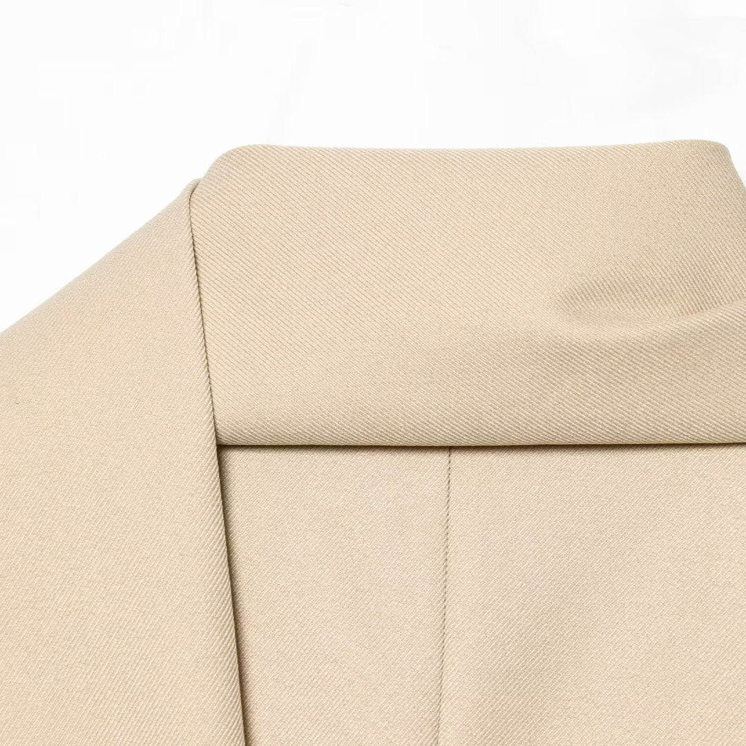Damen Cape-Mantel mit integriertem Schalkragen und Ein-Knopf-Verschluss Drune