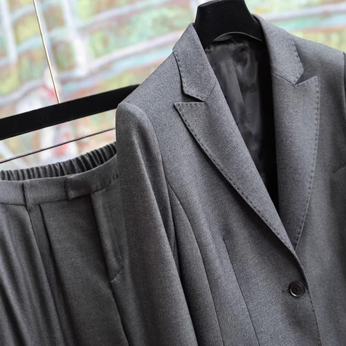 Damen Elegantes Blazer- und Hosen-Set Drune