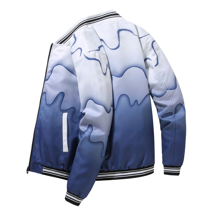 Herren Sportliche Bomberjacke mit modernen Mustern Drune