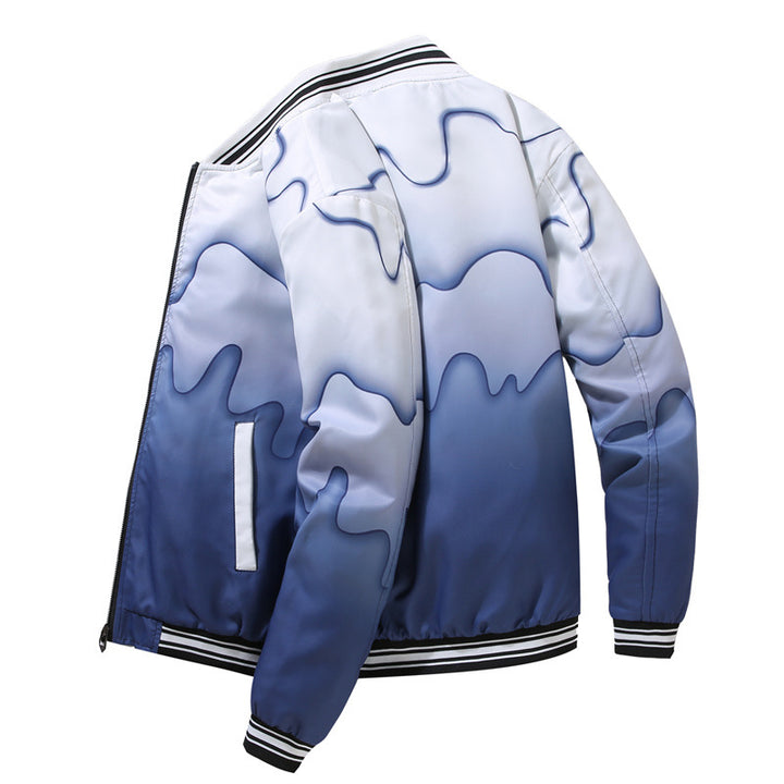 Herren Sportliche Bomberjacke mit modernen Mustern Drune