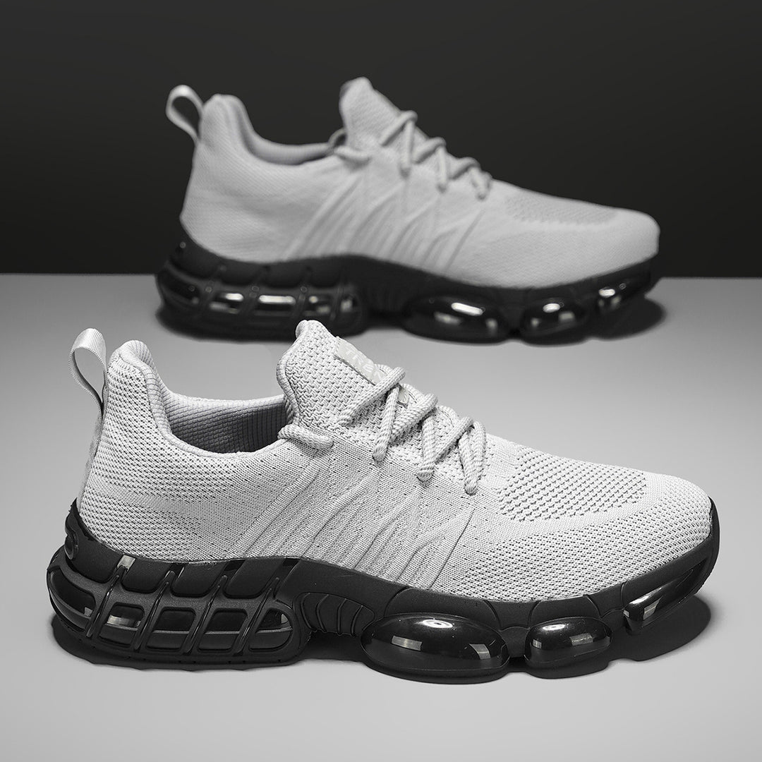 Unisex atmungsaktive Strick-Sneaker mit integrierter Luftkapsel-Dämpfung und flexibler Gummischale Drune