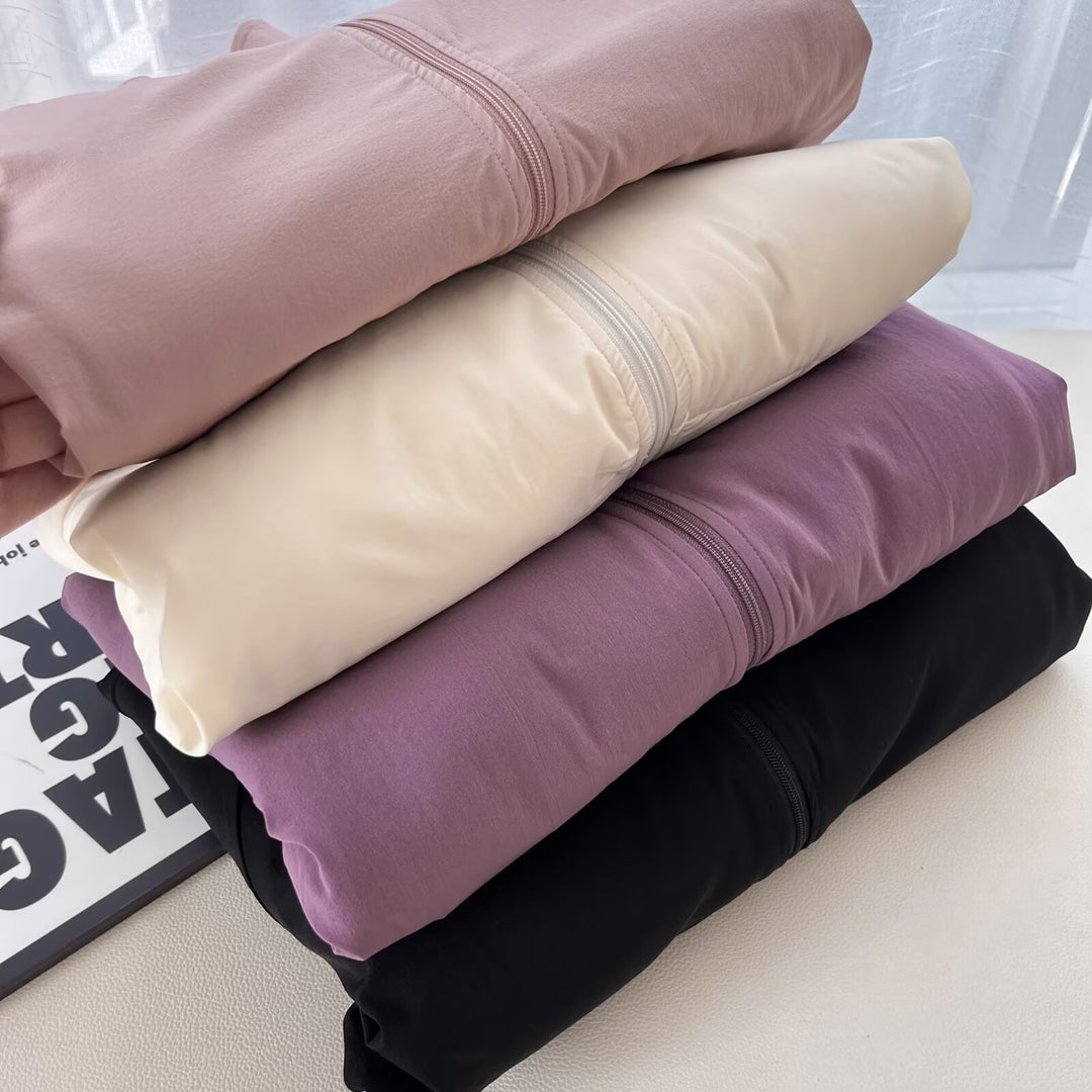 Damen Kuschelige Fleecejacke mit hohem Kragen und praktischen Eingrifftaschen Drune