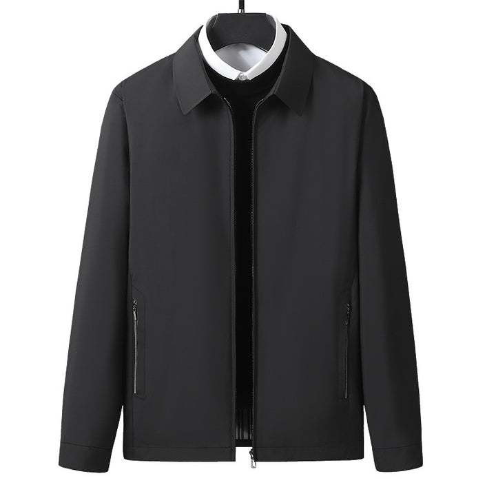 Herren Modische Übergangsjacke mit bequemen Seitentaschen Drune