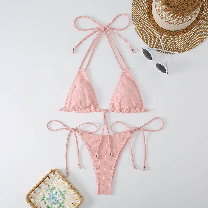 Damen Triangel-Bikini mit raffinierten Bindebändern Drune