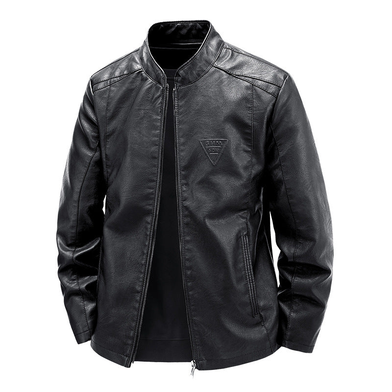 Herren Hochwertige Kunstlederjacke Drune