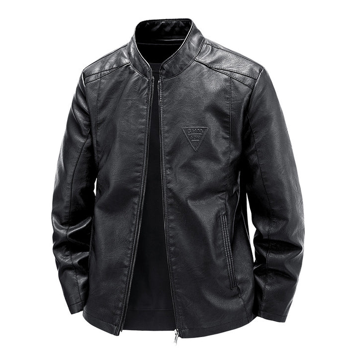 Herren Hochwertige Kunstlederjacke Drune
