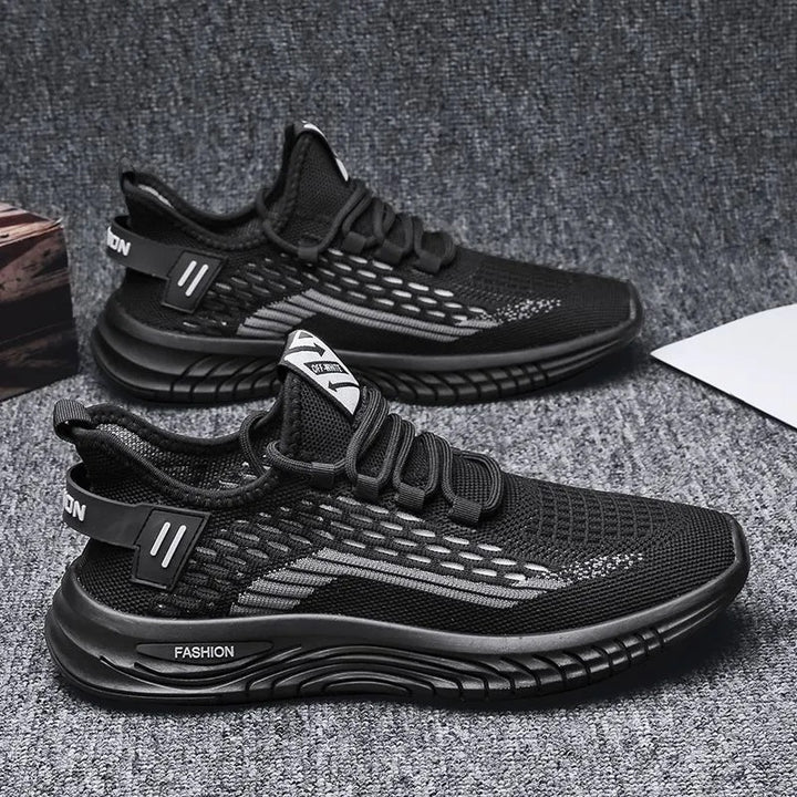 Herren Leichter Strick-Sneaker mit gepolsterter Komfortsohle und atmungsaktivem Mesh Drune