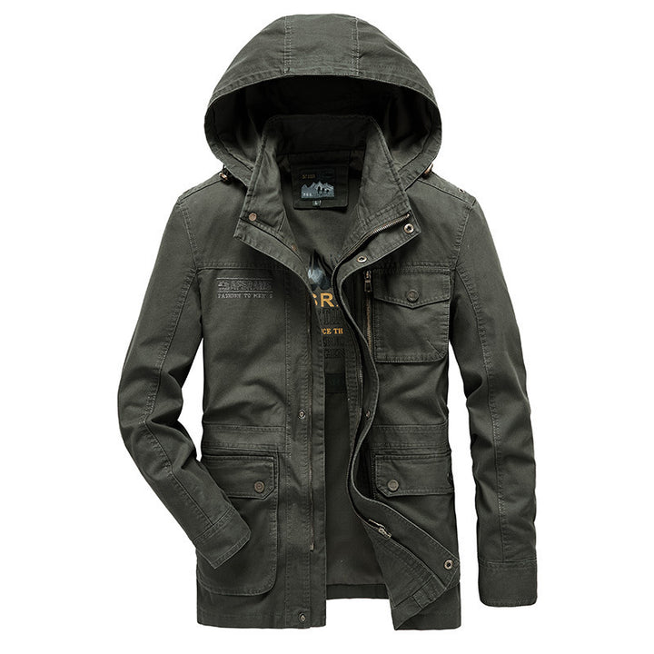 Herren Multifunktionale Übergangsjacke mit Kapuze Drune