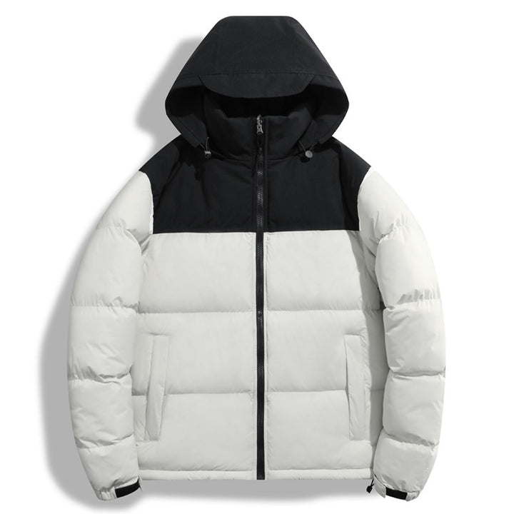Damen Übergangsjacke mit Kapuze und farblich abgesetztem Design Drune