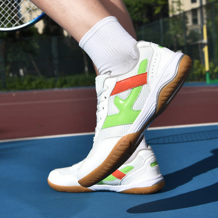 Unisex nan atmungsaktiver Hallensneaker mit rutschfester Gummilaufsohle und stoßabsorbierender EVA-Zwischensohle Drune