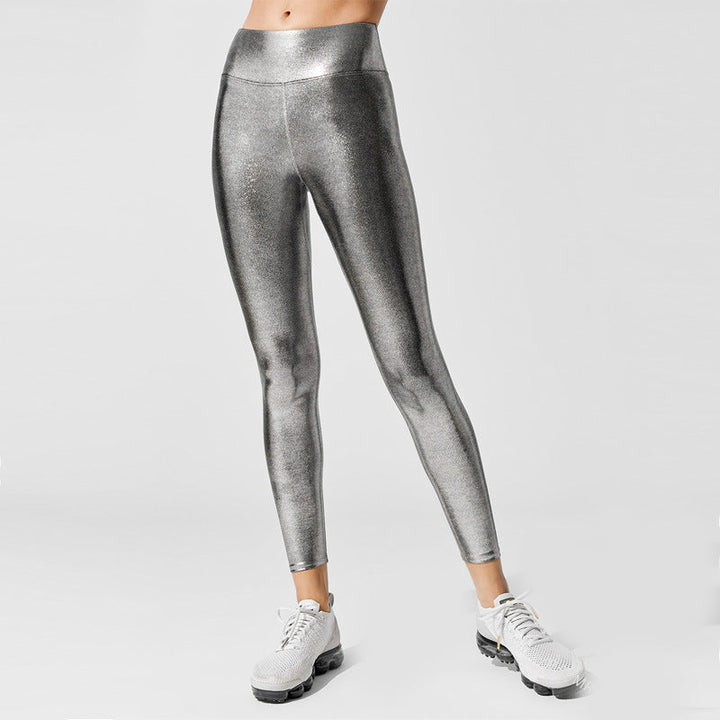 Damen Hochglänzende Leggings im eleganten Design Drune