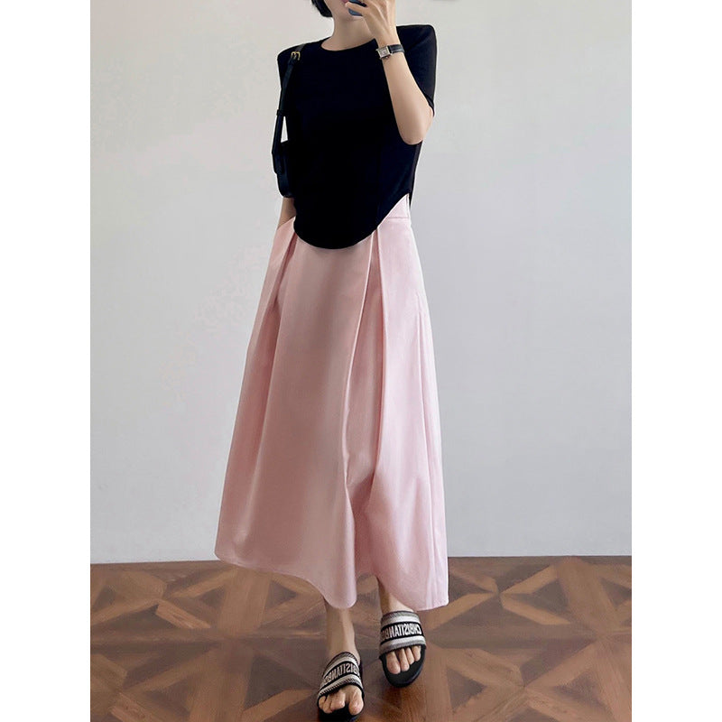 Damen Elegante und lässige Midi-Bluse mit Knopfdetail Drune