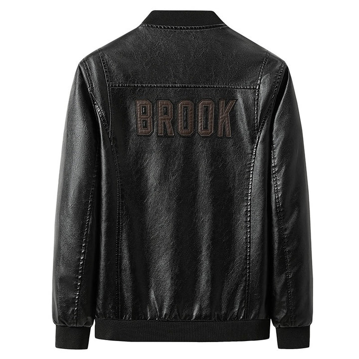 Herren Modische Kunstleder-Bomberjacke Drune 1787738231