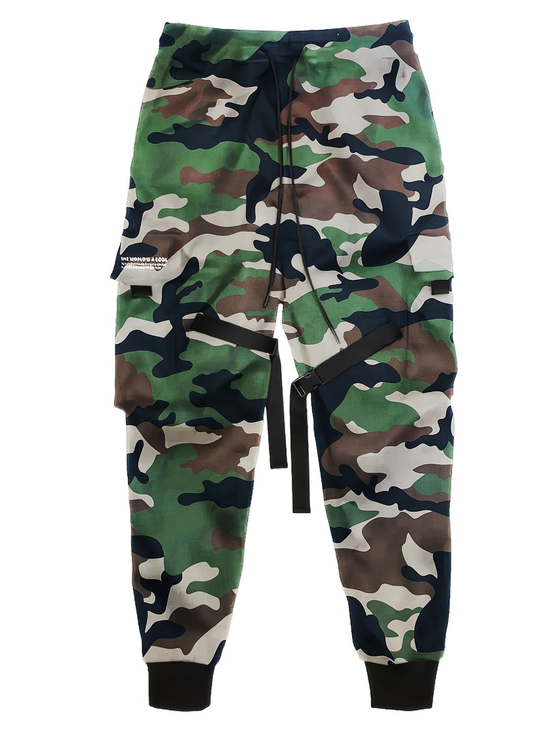 Herren Utility‑Cargo‑Jogginghose mit elastischem Bund, verstellbaren Beinriemen & Multifachtaschen Drune
