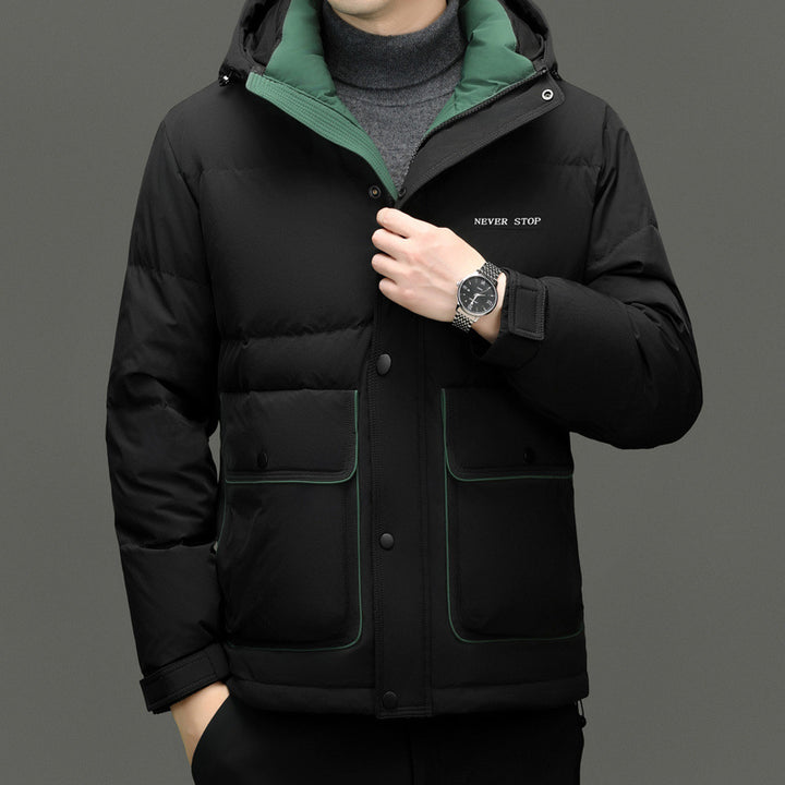Herren isolierte Funktionsjacke mit hohem Kragen und praktischen Taschen Drune