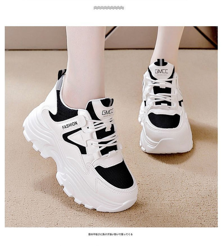 Damen Sportliche Sneakers mit atmungsaktiver Mesh-Oberfläche und dämpfender Sohle Drune