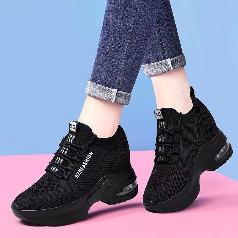 Damen Sportliche Dämpfungs Sneakers Drune
