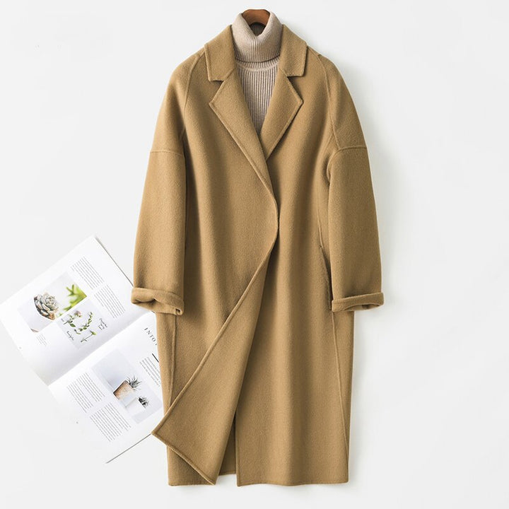 Damen Modischer Oversized-Mantel Drune