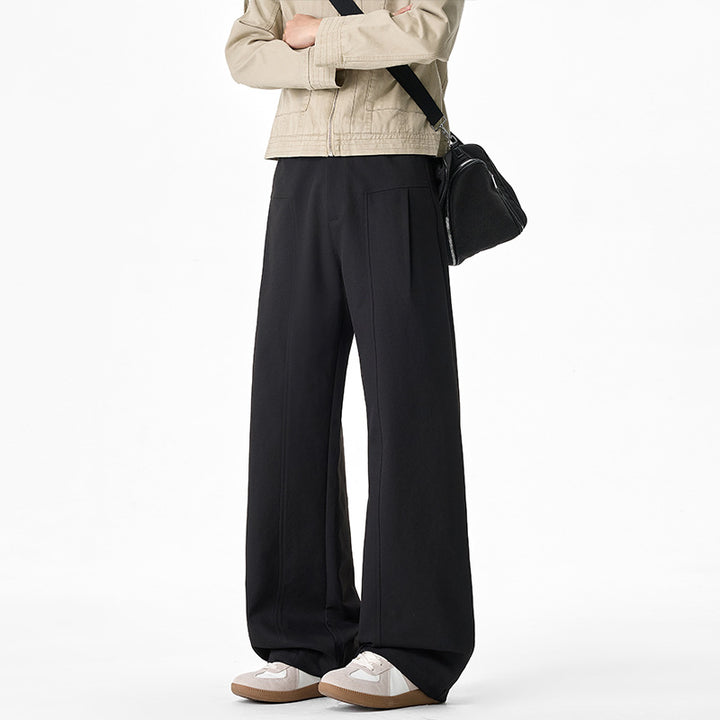 Damen Elegante Hochtaillierte Stoffhose Drune