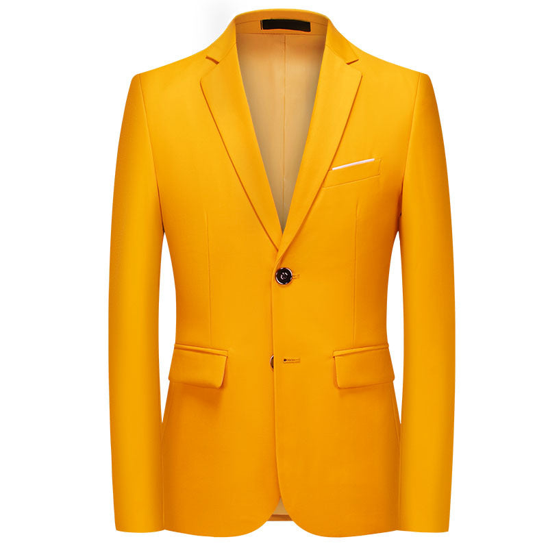 Herren nan tailliertes Sakko mit schmaler Silhouette, Stretchanteil und Pattentaschen Drune