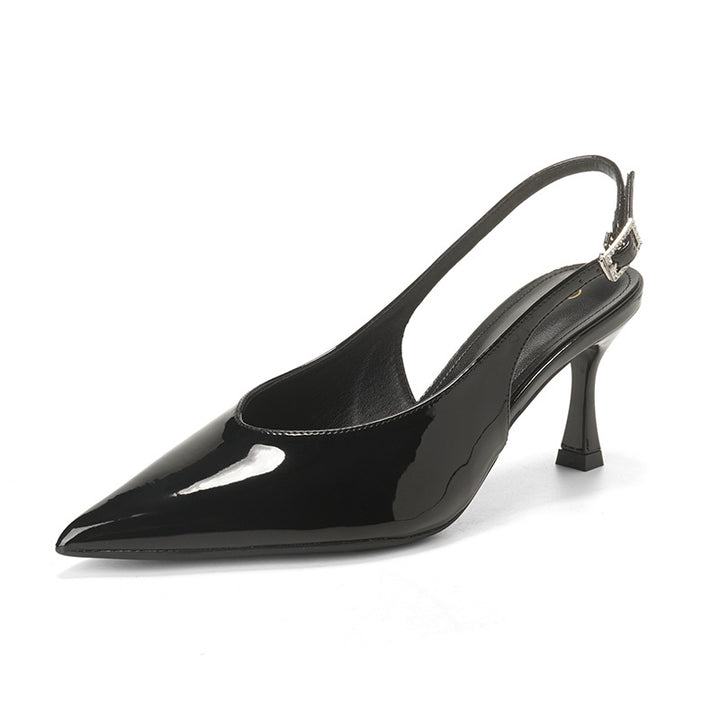Damen Sling-Pumps mit eleganter spitz zulaufender Form und verstellbarem Riemchen Drune