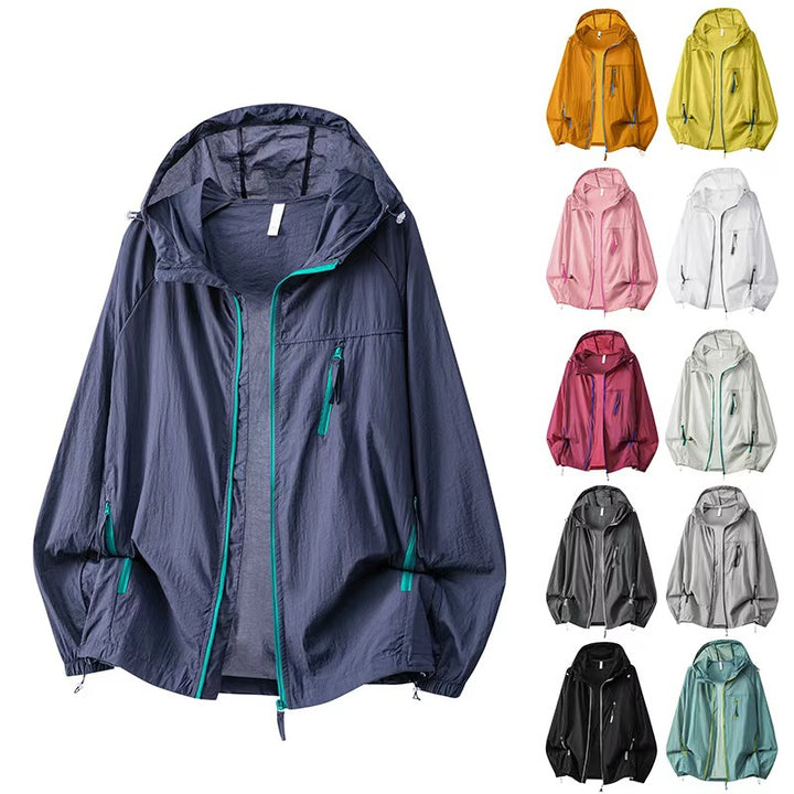 Damen Leichte Outdoor-Jacke mit praktischen Reißverschlusstaschen Drune