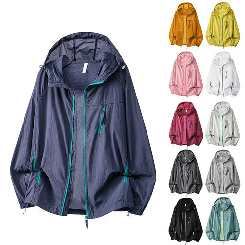 Damen Leichte Outdoor-Jacke mit praktischen Reißverschlusstaschen Drune