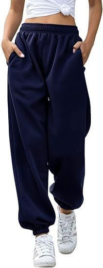Damen nan gemütliches Lounge-Jogginganzug-Set mit Oversize-Hoodie und elastischer High-Waist Jogginghose Drune
