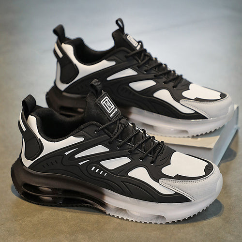 Herren Hightech-Airflow-Dämpfungs-Sneaker mit sichtbarer Mehrkammer-Luftsohle Drune