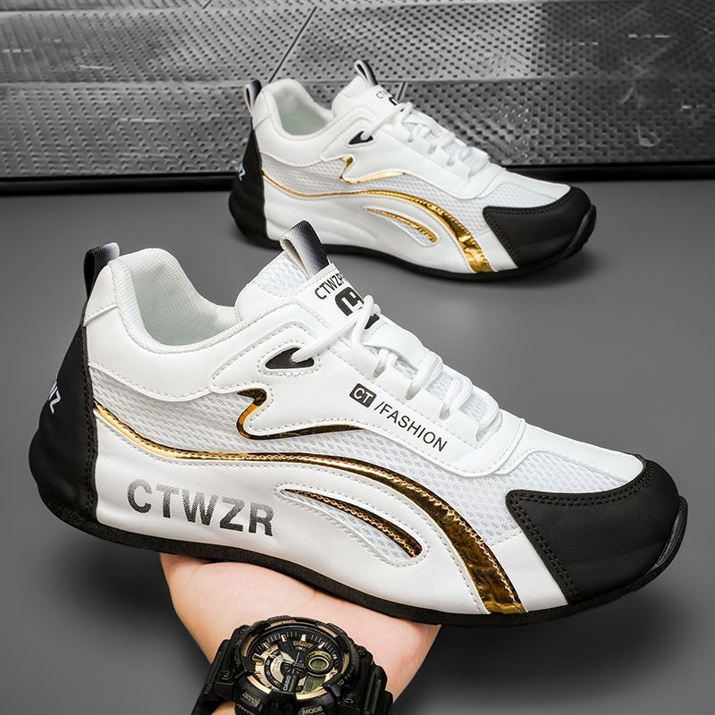 Damen Sportliche Sneaker mit atmungsaktiver Mesh-Oberfläche und rutschfester Sohle Drune