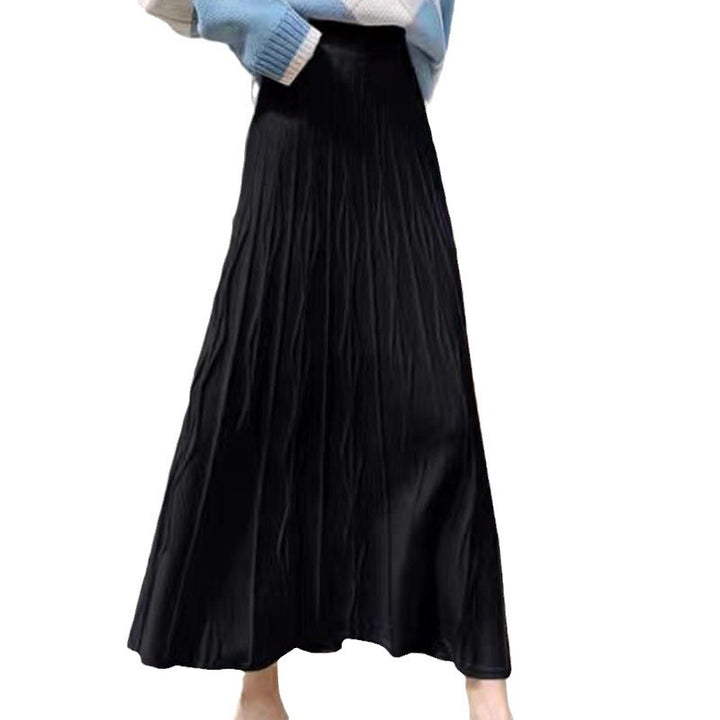 Damen Eleganter, gefalteter Maxirock Drune