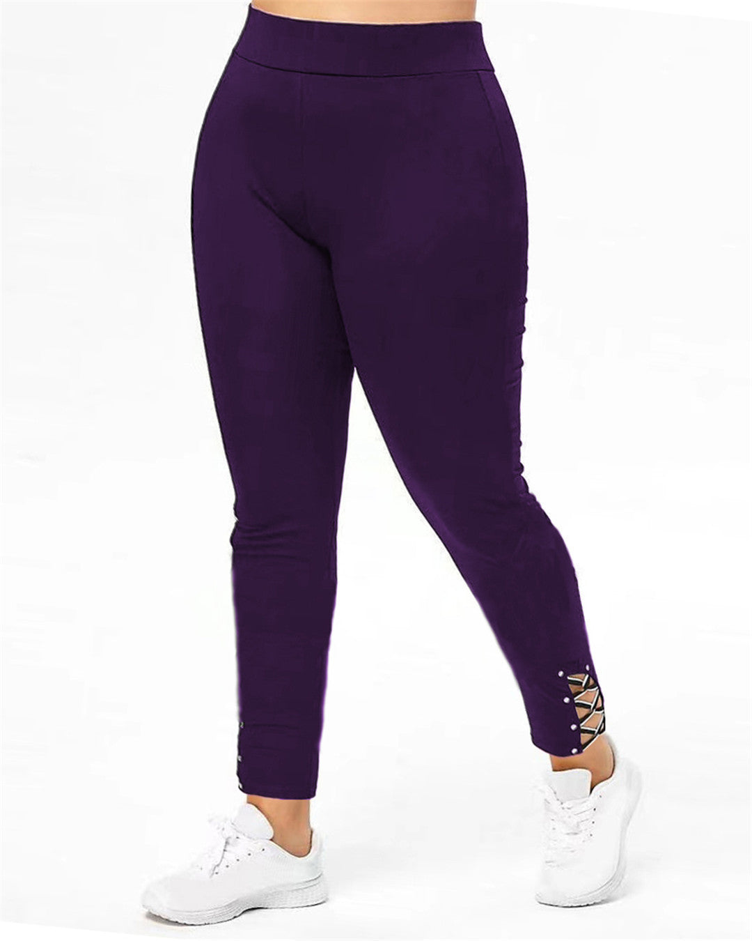 Damen Sportleggings mit eleganten Schnürdetails Drune