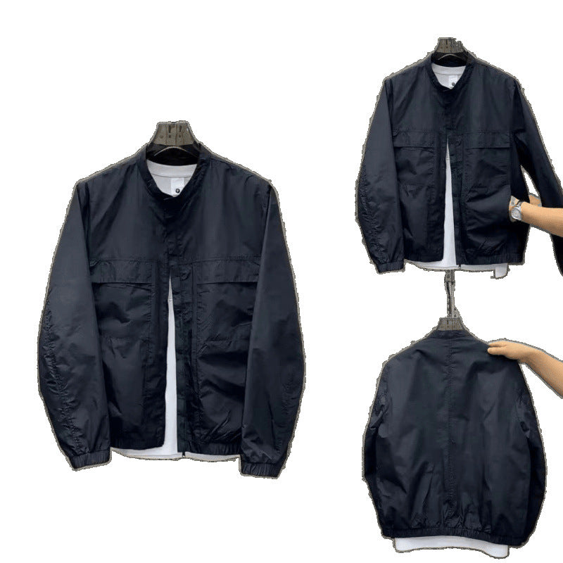 Herren Leichte Utility-Jacke mit Taschen Drune