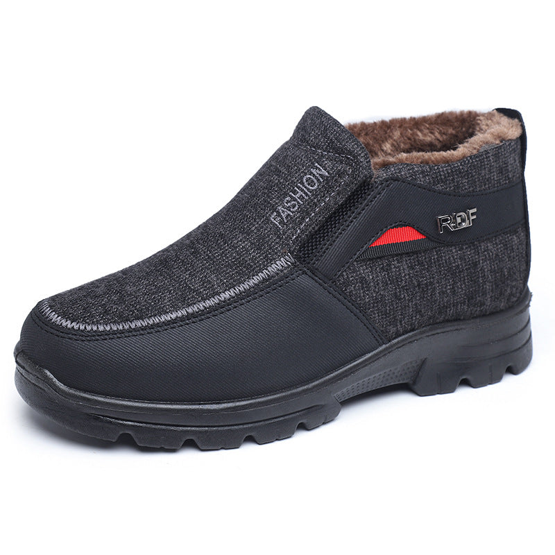 Damen Komfortable und warme Stiefeletten mit Futter Drune