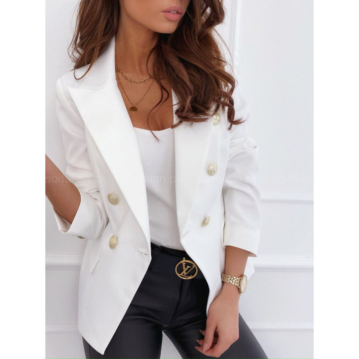 Damen Blazer mit doppelter Knopfleiste und elegantem Revers Drune