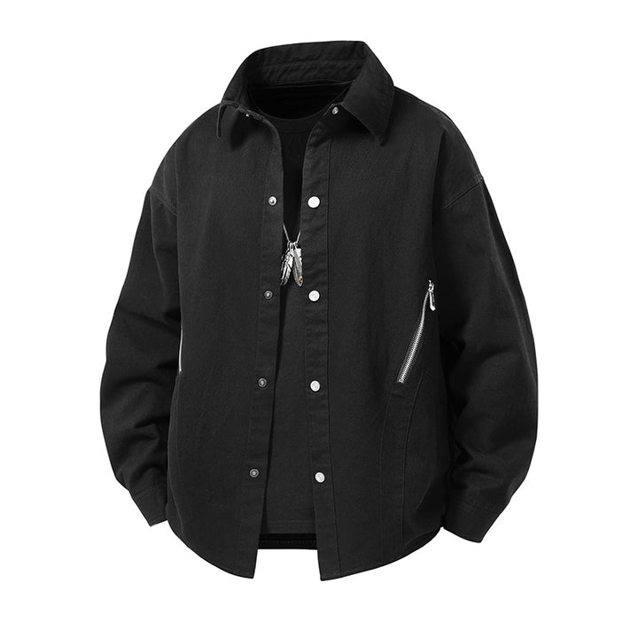 Herren Lässige Utility-Jacke Drune