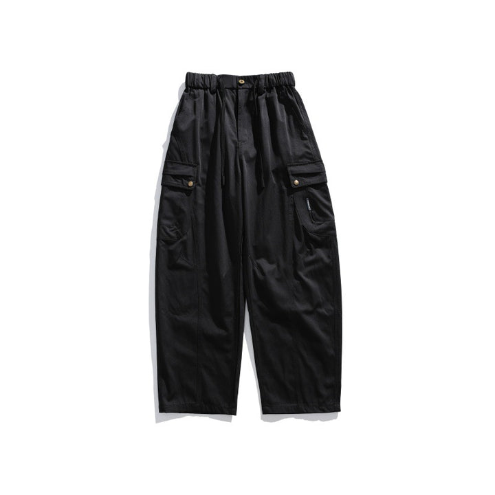 Herren Cargo-Hose mit elastischem Bund, Tunnelzug und multiplen Utility-Taschen Drune