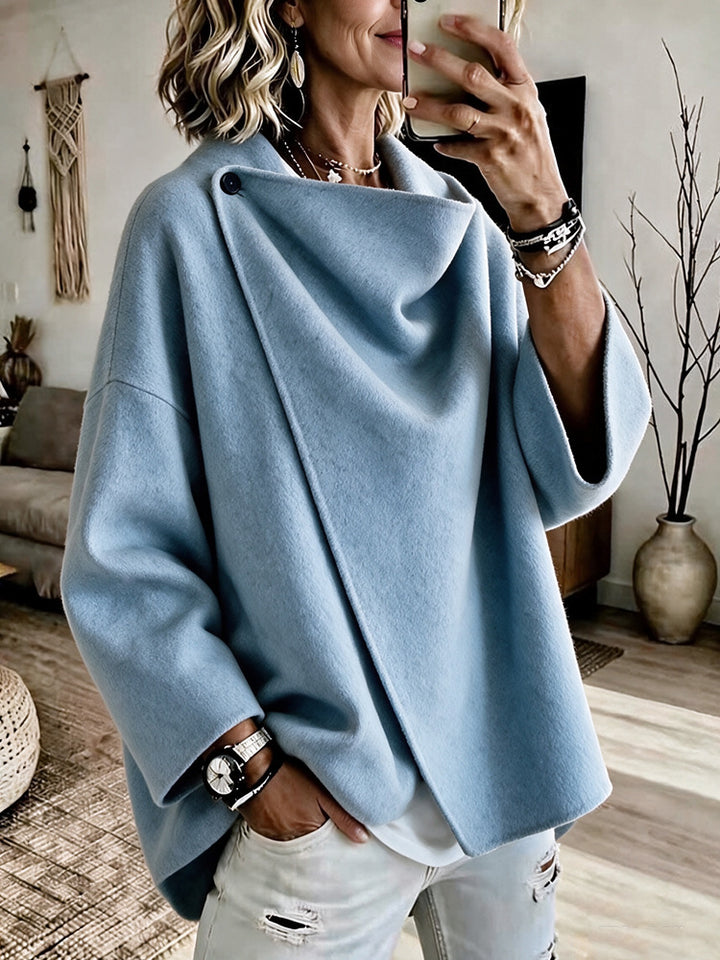 Damen Stilvolle Oversized Jacke Drune