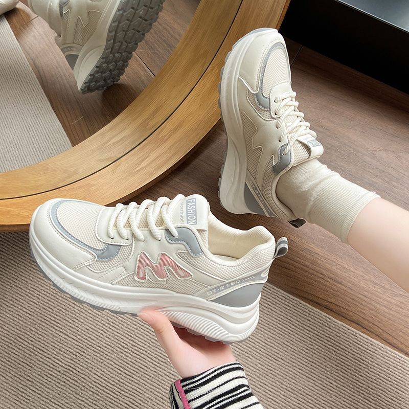 Damen Volumen‑Sneaker im Retro‑Chunky‑Design mit atmungsaktivem Mesh Drune