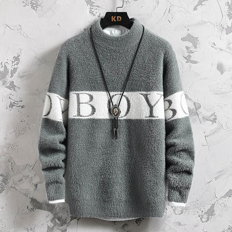 Damen Hochwertiger, kuscheliger Pullover mit Stehkragen Drune